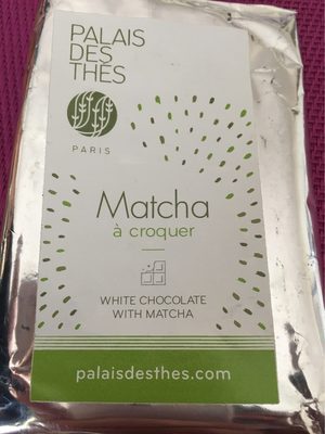 Matcha a croquer front packaging