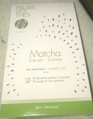 Matcha - Cacao front packaging