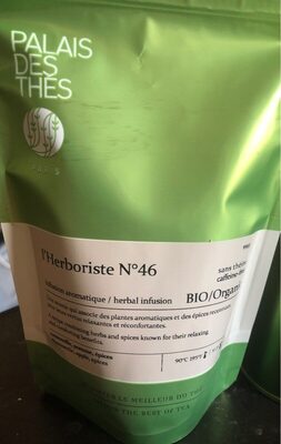 Infusion aromatique front packaging