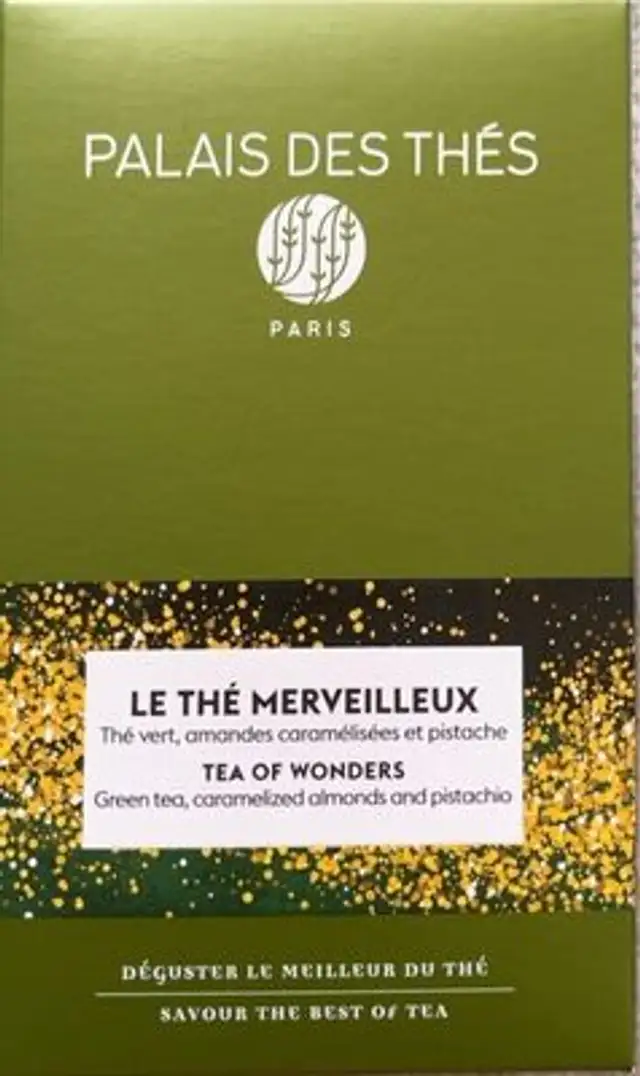 Le thé merveilleux front packaging