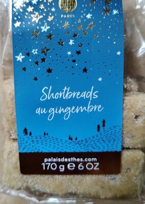 Shortbreads au gingembre