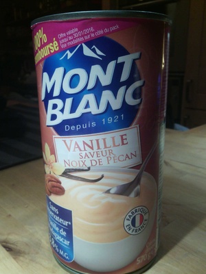 Crème dessert à la vanille saveur noix de pécan