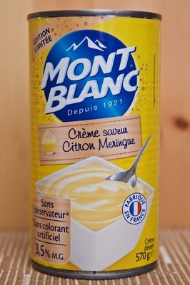 Crème Dessert Citron Meringue