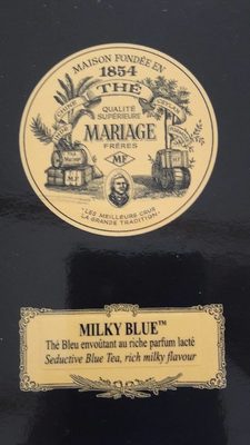 Thé milky blue