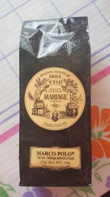 Thé noir Marco Polo Mariage Frères front packaging