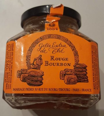 Gelée extra de thé - Rouge Bourbon