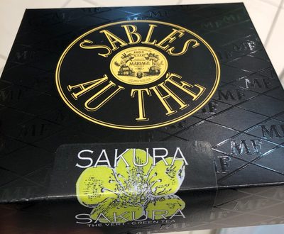 Sablé au thé sakura