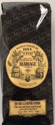 Thé vert a la menthe suprême