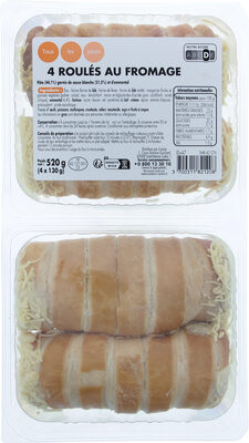 4 roulés au fromage