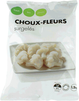 Choux fleurs front packaging
