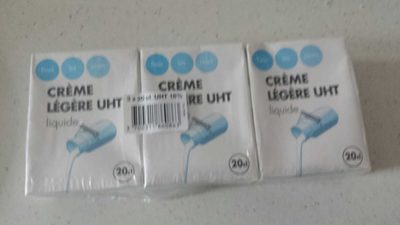 Crème Légère UHT liquide