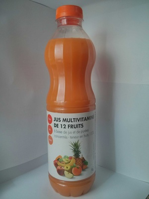 Jus multivitaminé de 12 fruits