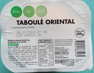 Taboulé oriental