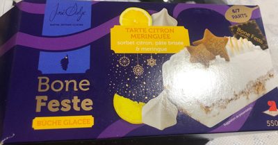 Bûche Tarte au citron meringuée