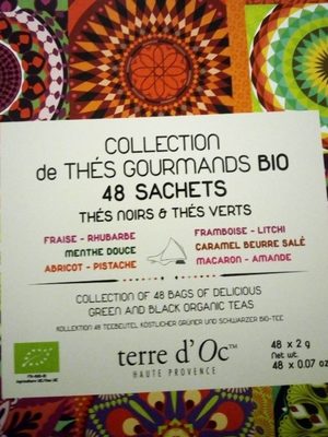 Collection de thés gourmands