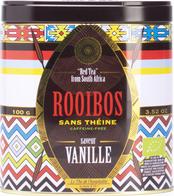 Rooibos saveur Vanille Bio front packaging