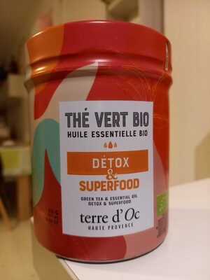 Thé vert bio detox & superfood