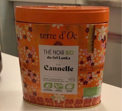Thé noir bio du sti lanka à la canelle