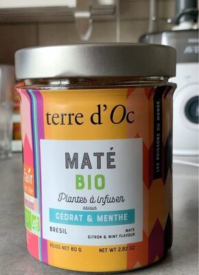 Maté bio cédrat et menthe