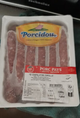 chipolata format famille front packaging