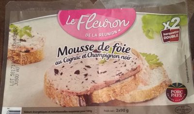 Mousse de foie au cognac et champignon noir