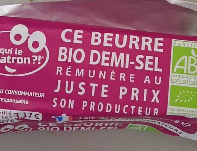 Beurre bio demi sel