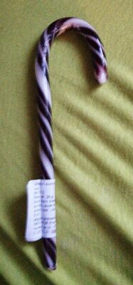 Canne en sucre d'orge cola