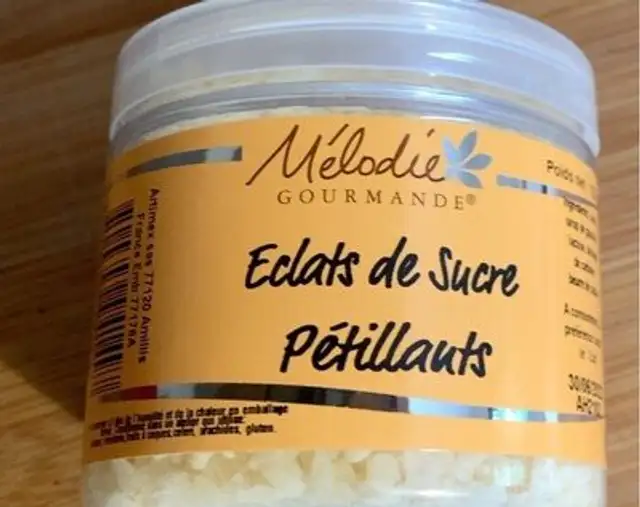 Eclats de sucre petillants