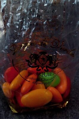 Dragées intérieur pâte de fruits