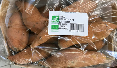 Patate douce biologique