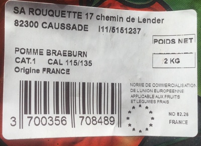 Pomme Braeburn