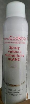 Spray Velours Blanc - 150ML - Scrapcooking
