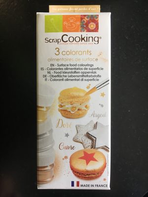 Colorants alimentaires de surface