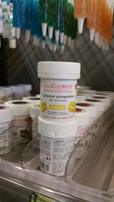 Colorant alimentaire en poudre front packaging