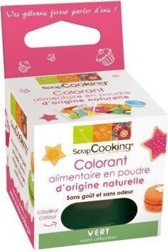 Colorant Alimentaire D'origine Naturelle - Vert - Scrapcooking