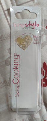 Stylo Blanc Icing - Goût Vanillé - Scrapcooking