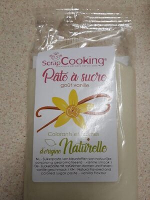 Pâte à sucre vanille