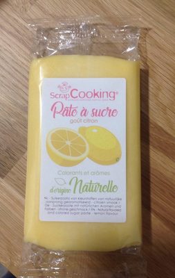 Pate à sucre gout citron front packaging