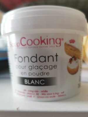 Fondant blanc front packaging