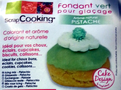 Fondant vert pour glaçage Pistache