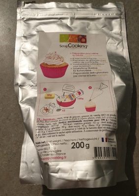 Préparation pour crème au beurre