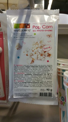 Sachet Pop Corn Sucré