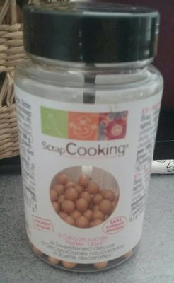 Décors sucrés perle doré