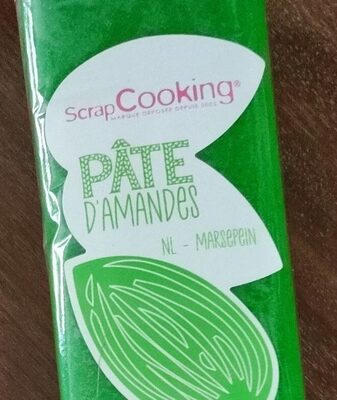 Pâte de amandes front packaging