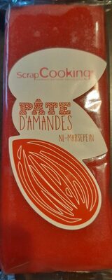 Pâte d'amandes front packaging
