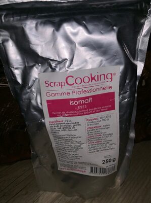 Isomalt front packaging