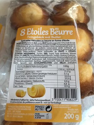 8 Étoiles au Beurre