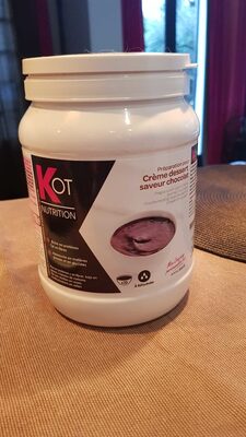 Crème dessert saveur chocolat