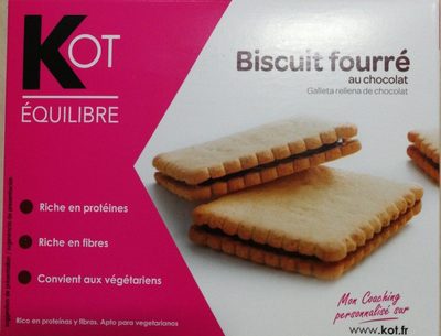 Biscuit fourré au chocolat