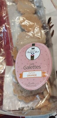 Les galettes parfum orange front packaging